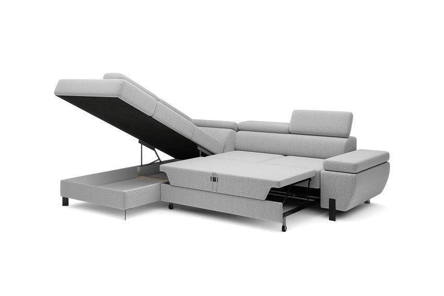 Molina L Corner Sofa Bed - Image 3