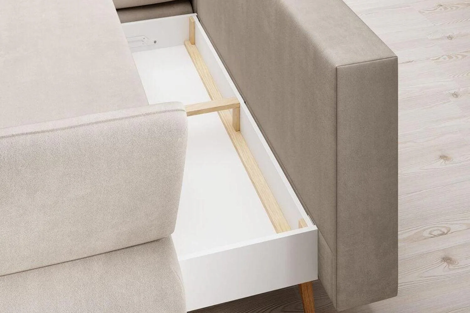 Monte Corner Sofa Bed With Storage - Image 3