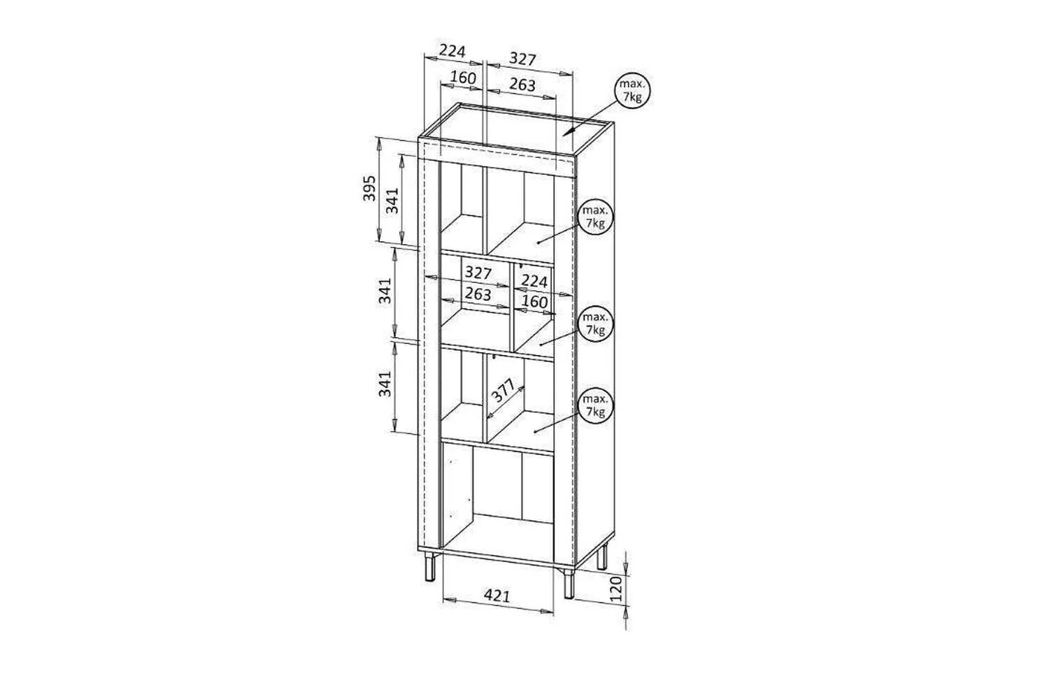 Mossa Bookcase - Image 7