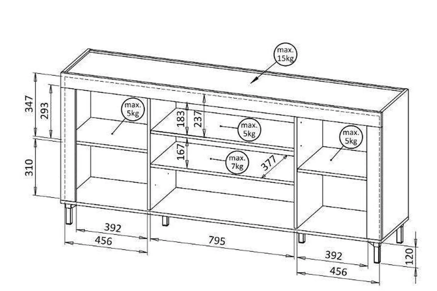 Mossa Sideboard 177 - Image 7