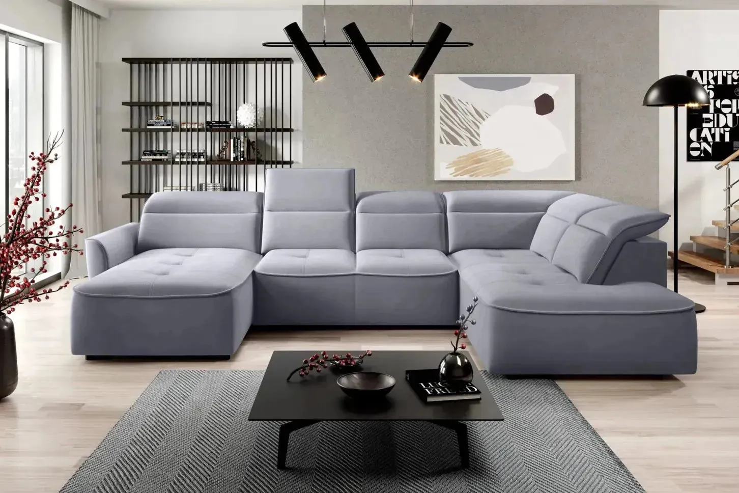 Murillo Xl U Shape Corner Sofa Bed Relax With Storage