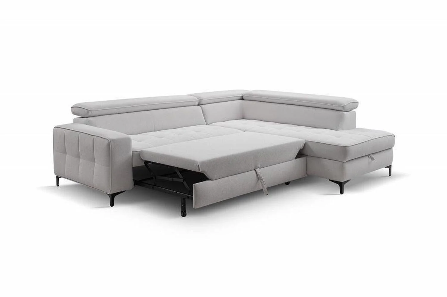 Nala Corner Sofa Bed With Storage - Image 5