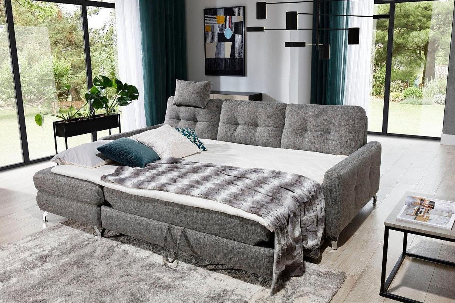 Nawe Corner Sofa Bed With Storage - Image 3