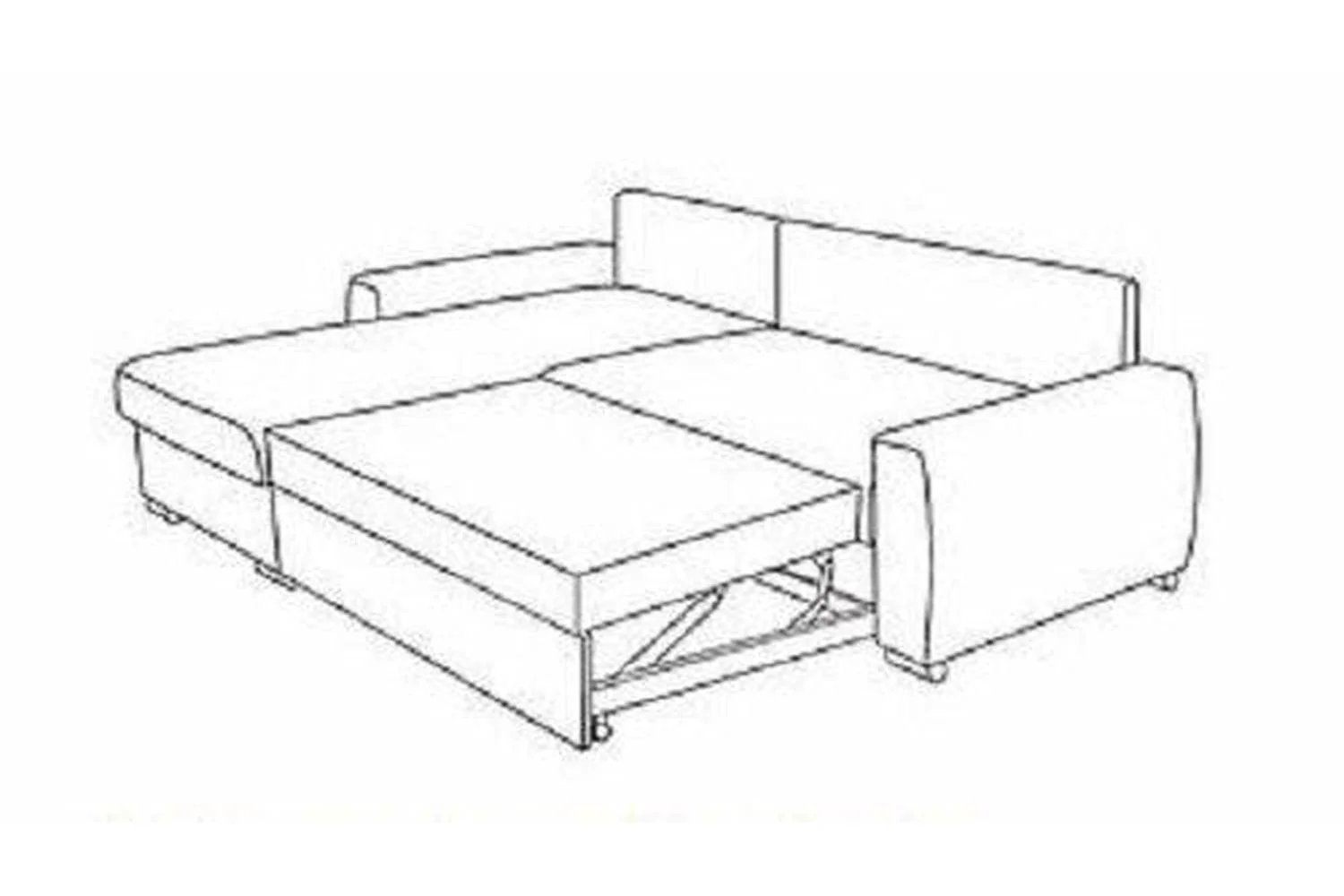 Nest I U Shaped Corner Sofa Bed - Image 3