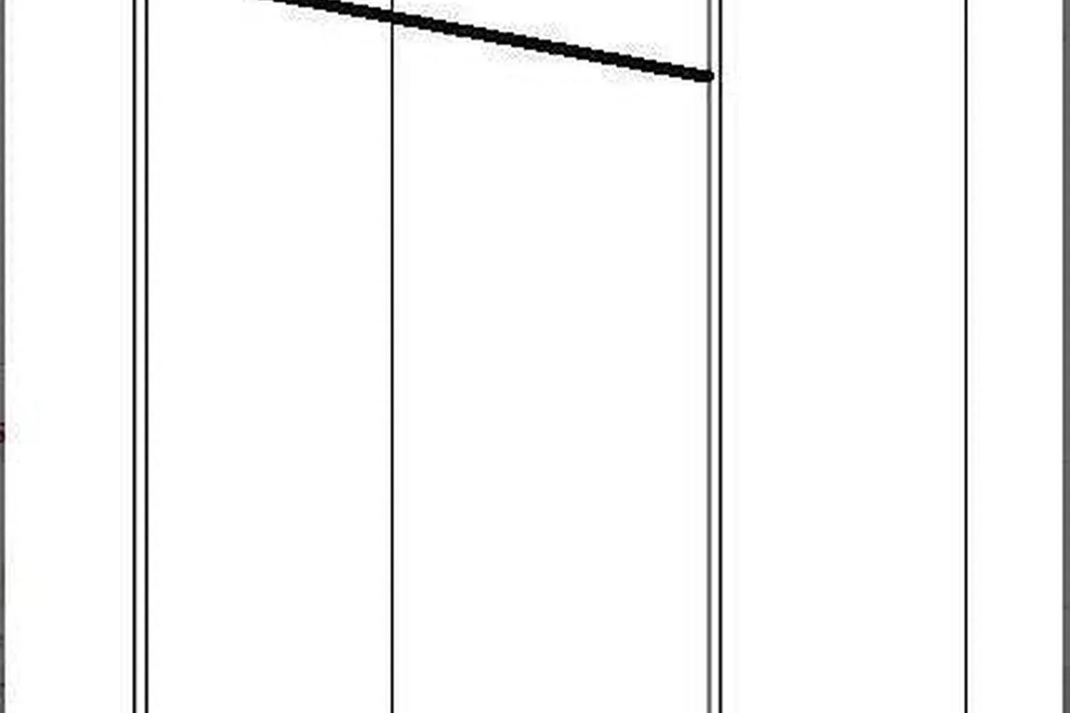 Next Express Delivery Wardrobe White Pine/Grey 90 - Image 4