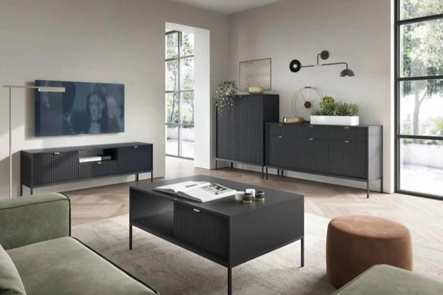 Nova Express Delivery Sideboard 154 in Black - Image 4