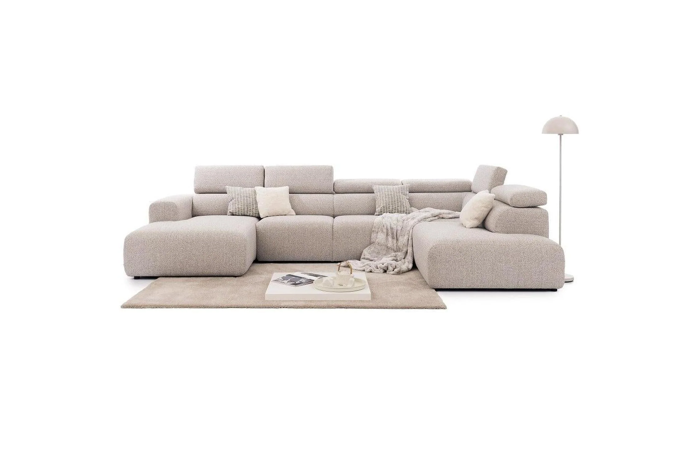 Novara U Shape Corner Sofa - Image 3
