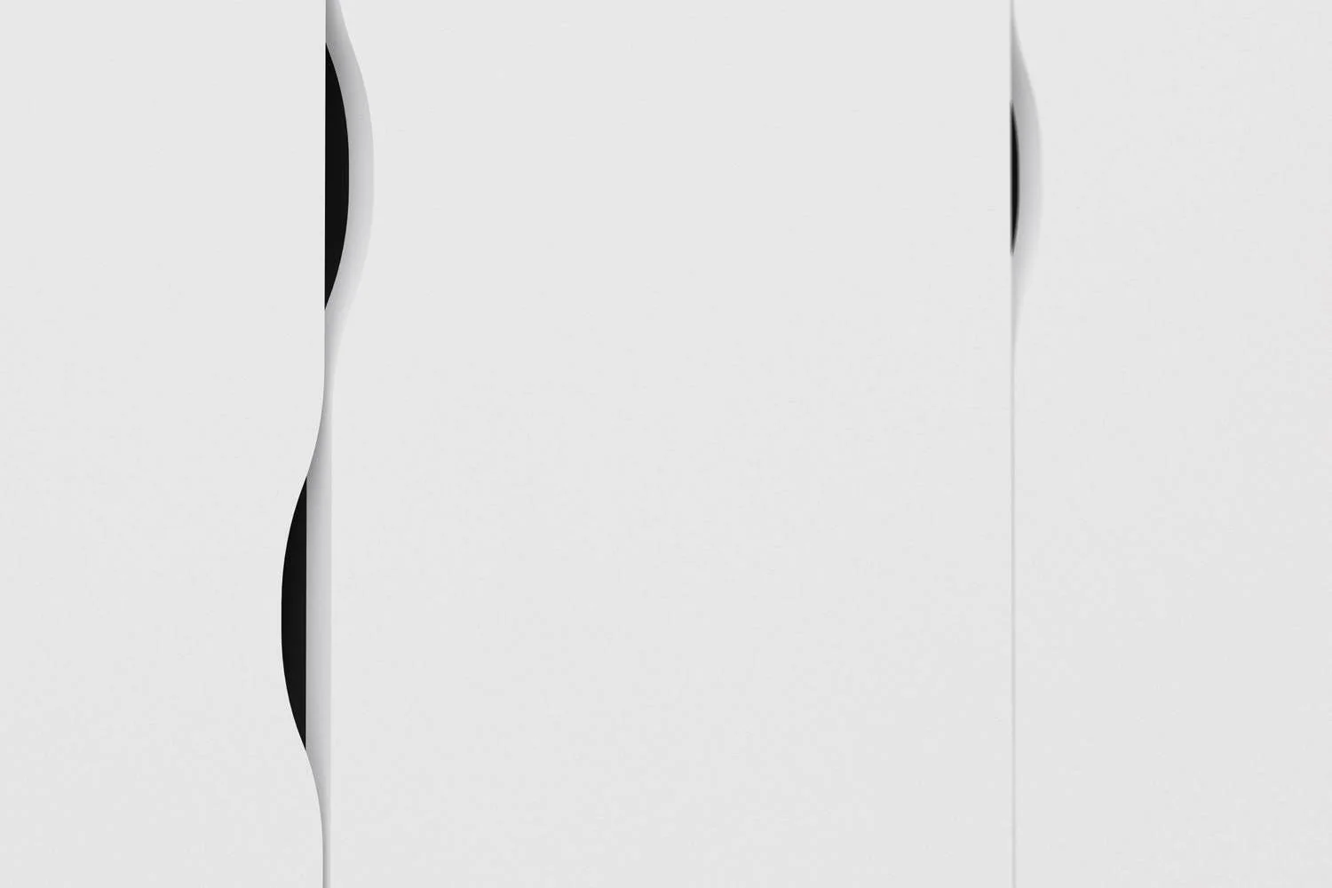 Oslo Wardrobe 3 Doors 3 Drawers In White And Oak - Image 7