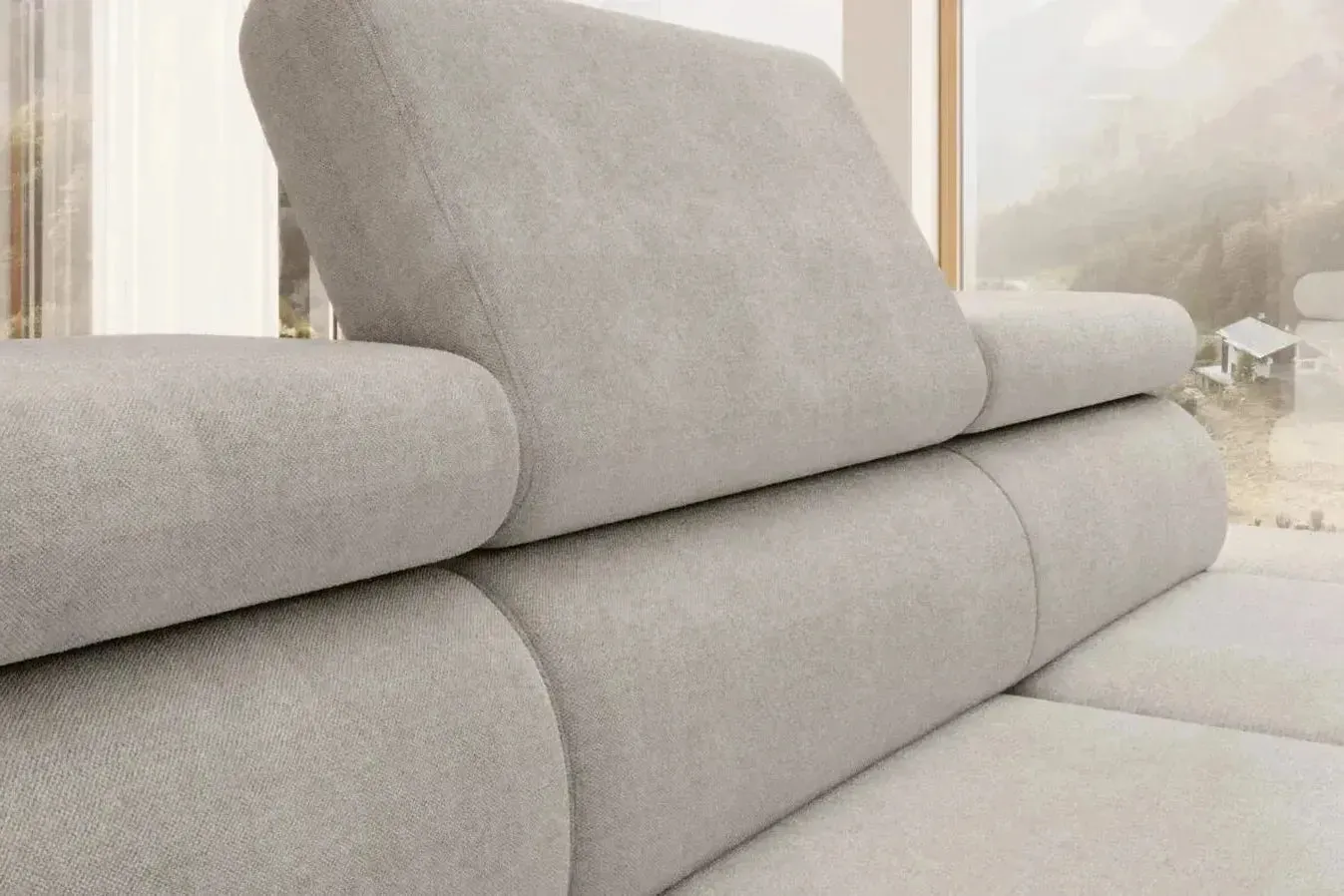 Otis L Corner Sofa Bed With Storage - Image 4
