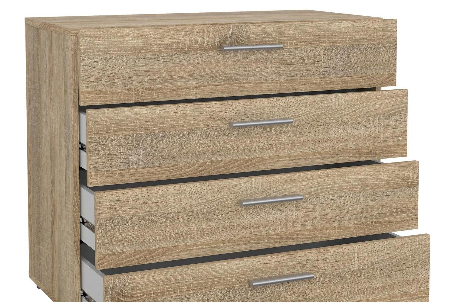 Pepe Chest Of 4 Drawers In Oak - Image 4