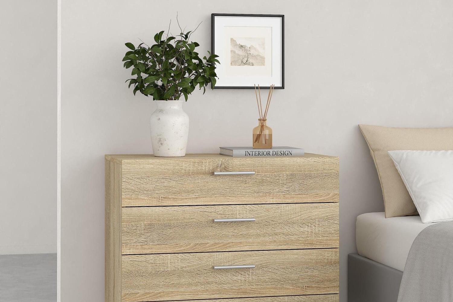Pepe Chest Of 4 Drawers In Oak - Image 6