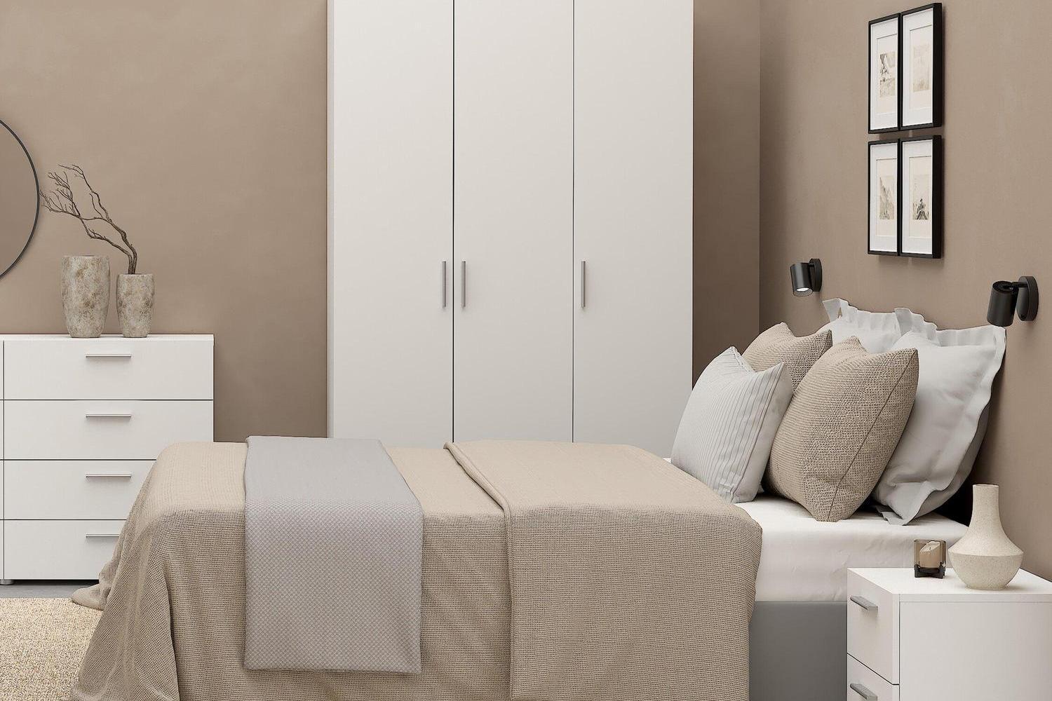 Pepe Wardrobe With 3 Doors In White - Image 5
