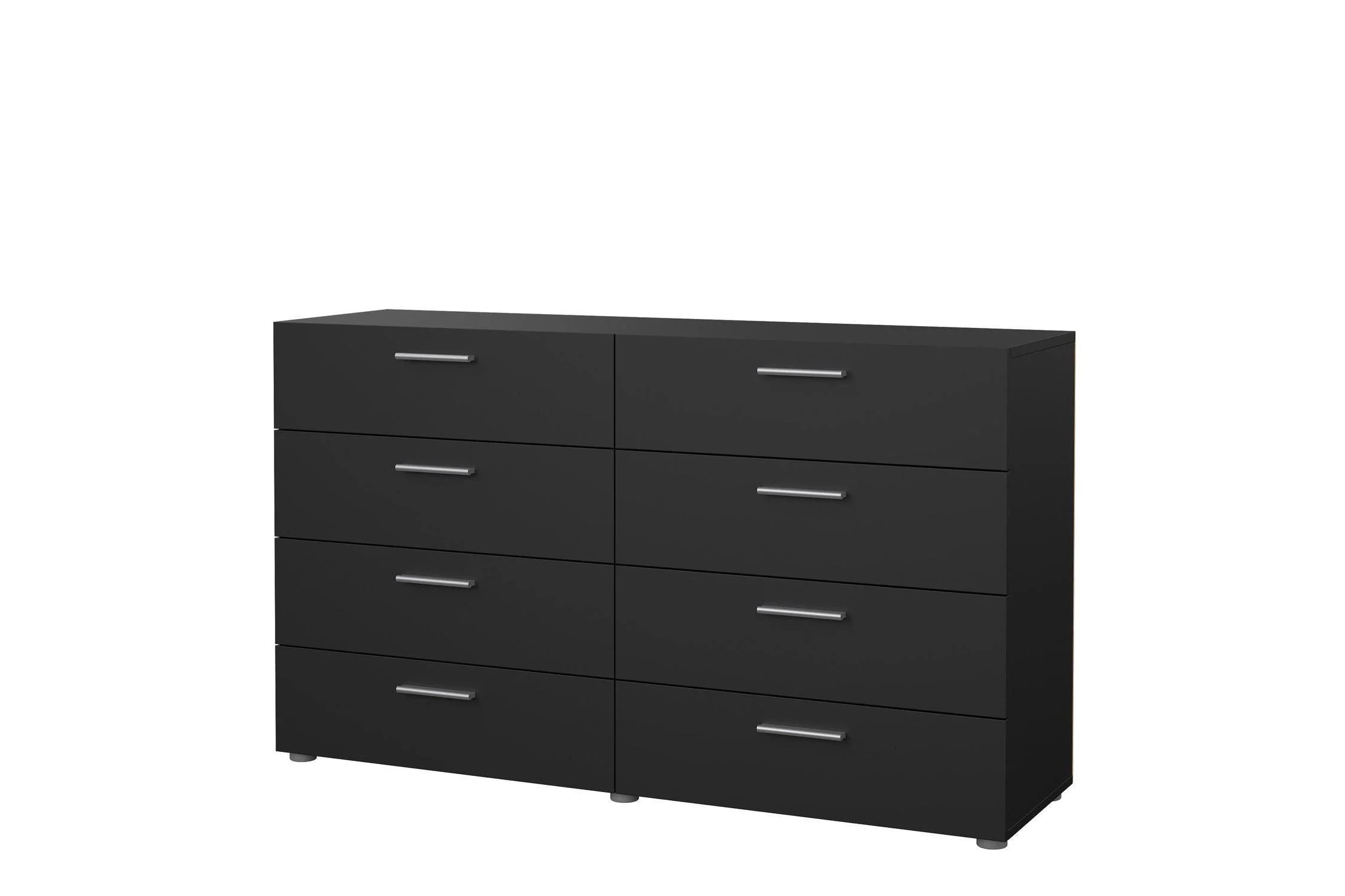 Pepe Wide Chest Of 8 Drawers In Black - Image 3