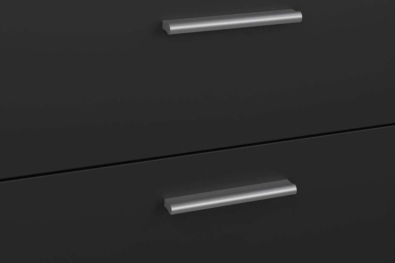 Pepe Wide Chest Of 8 Drawers In Black - Image 9