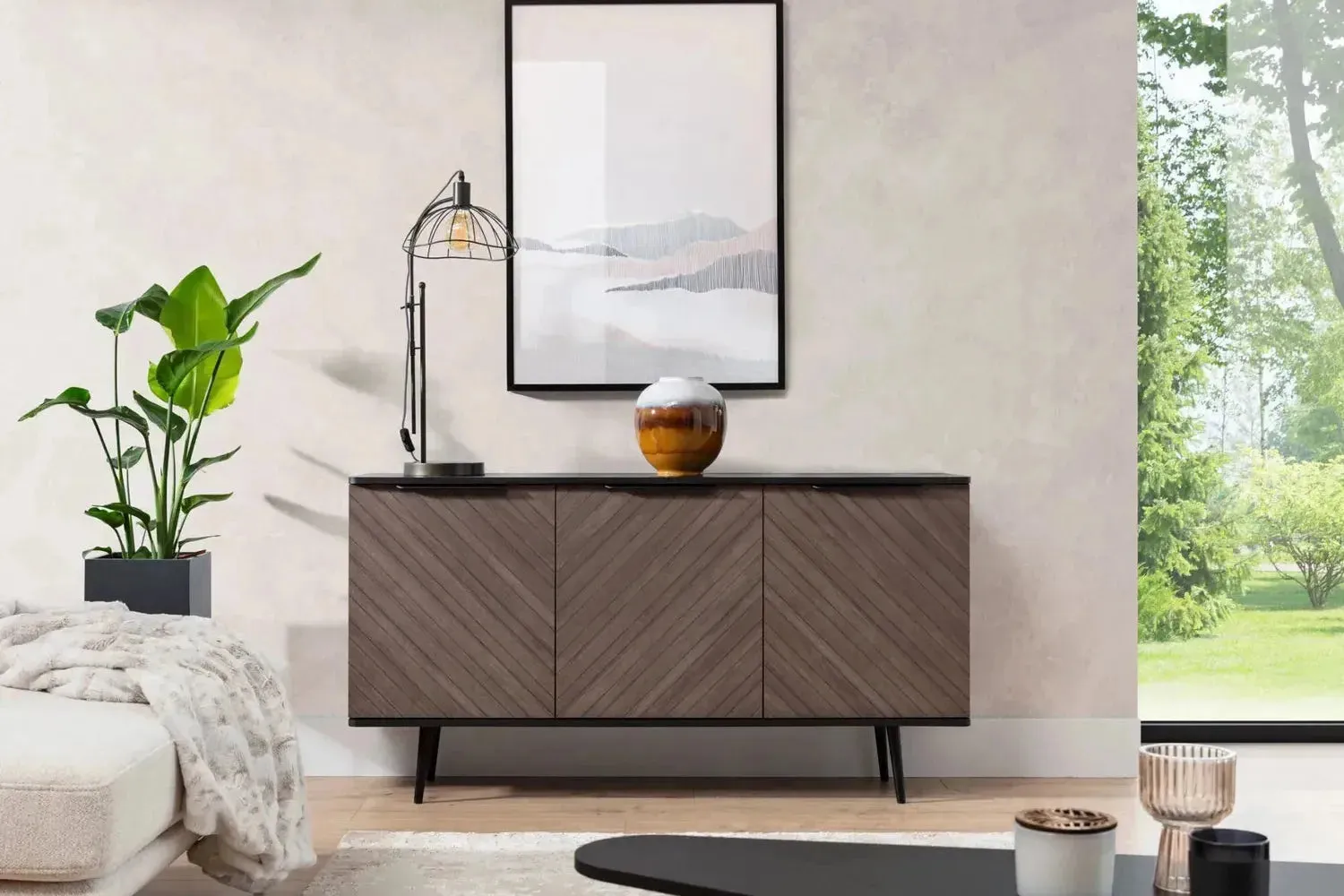Pinelli Wide Sideboard - Image 4