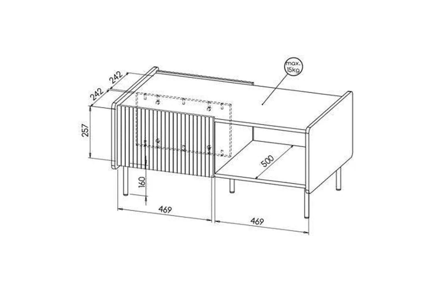 Prestigo Coffee Table - Image 3