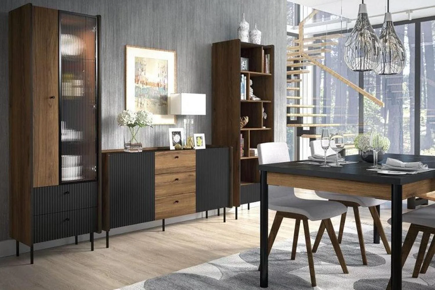 Prestigo Tall Display Cabinet - Image 5