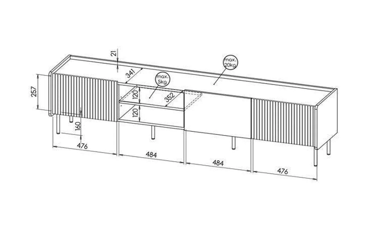 Prestigo Tv Unit 200 - Image 3