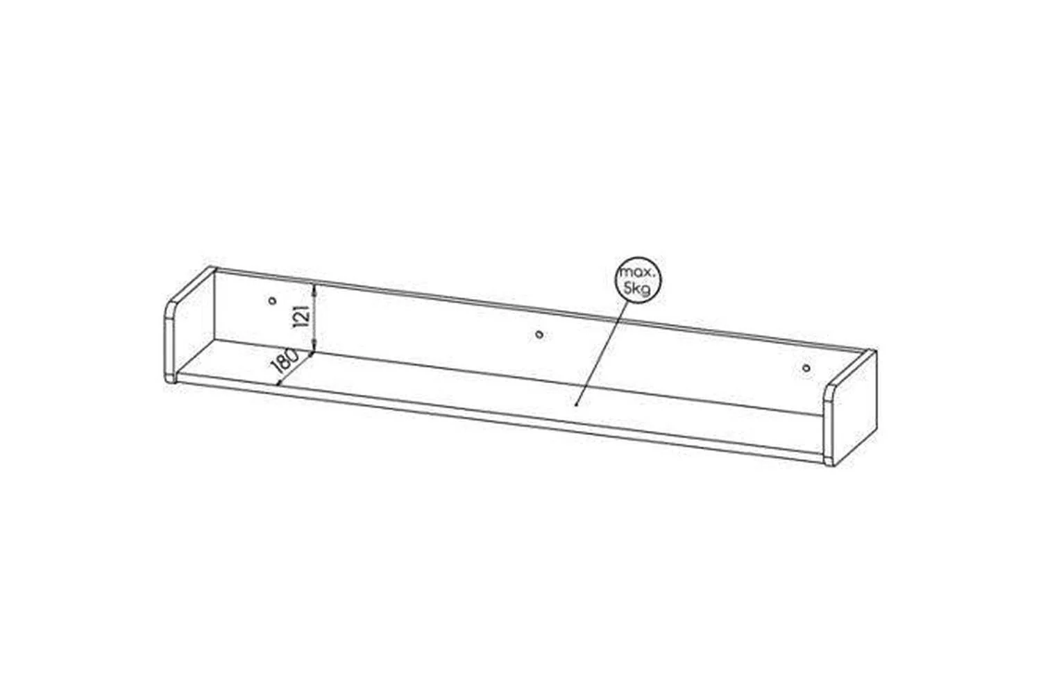 Prestigo Wall Shelf - Image 2