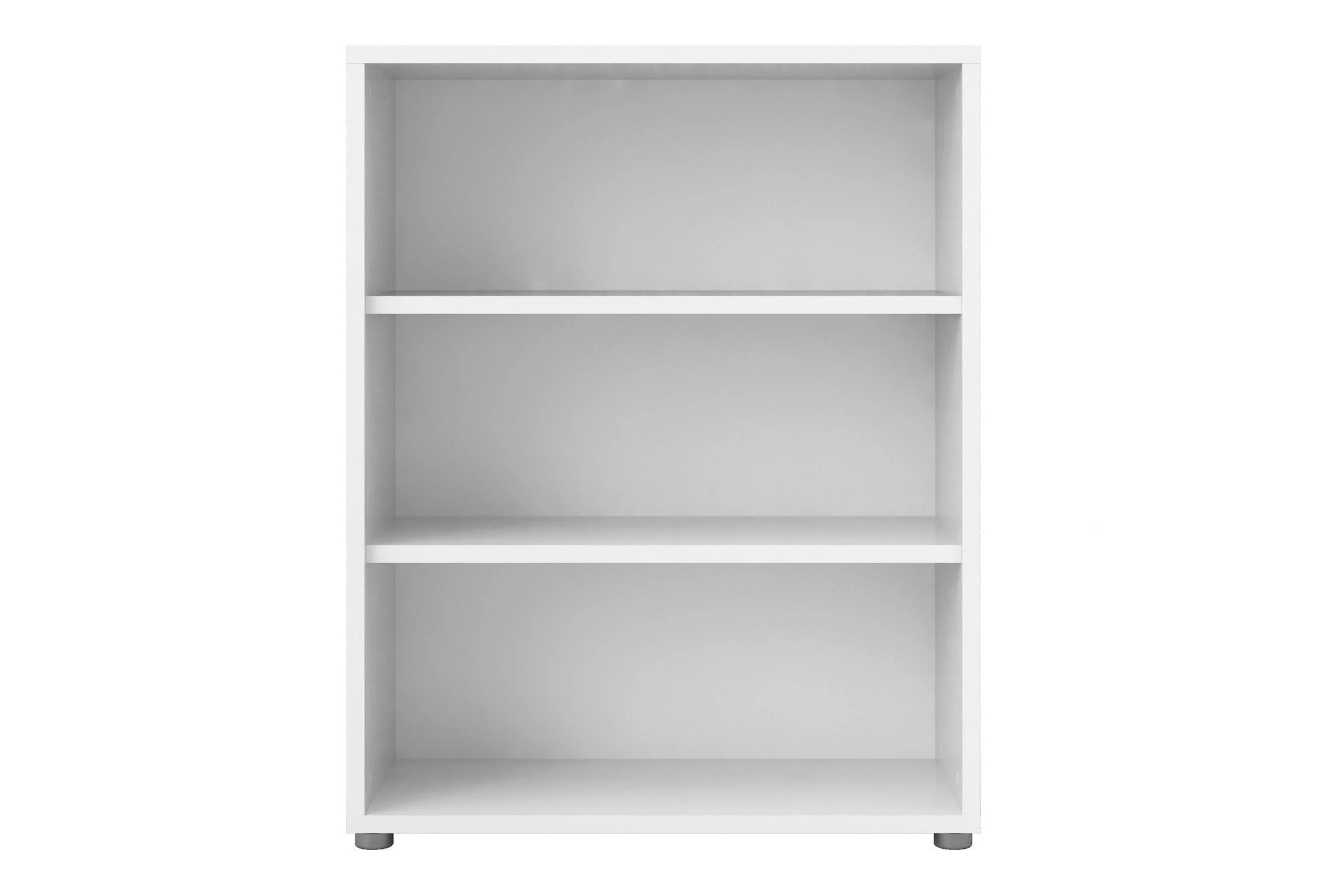 Prima Bookcase 2 Shelves In White - Image 2