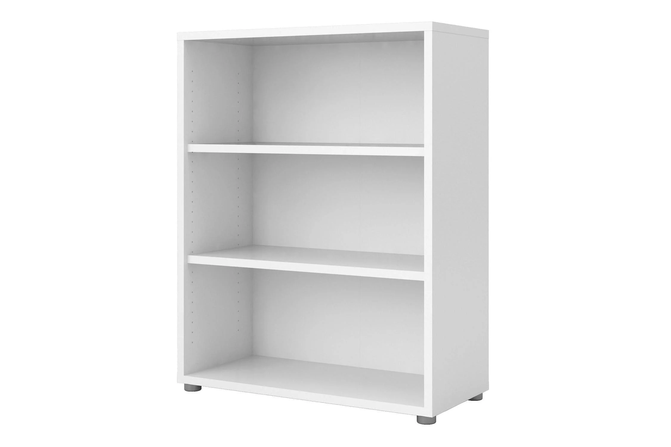 Prima Bookcase 2 Shelves In White - Image 3