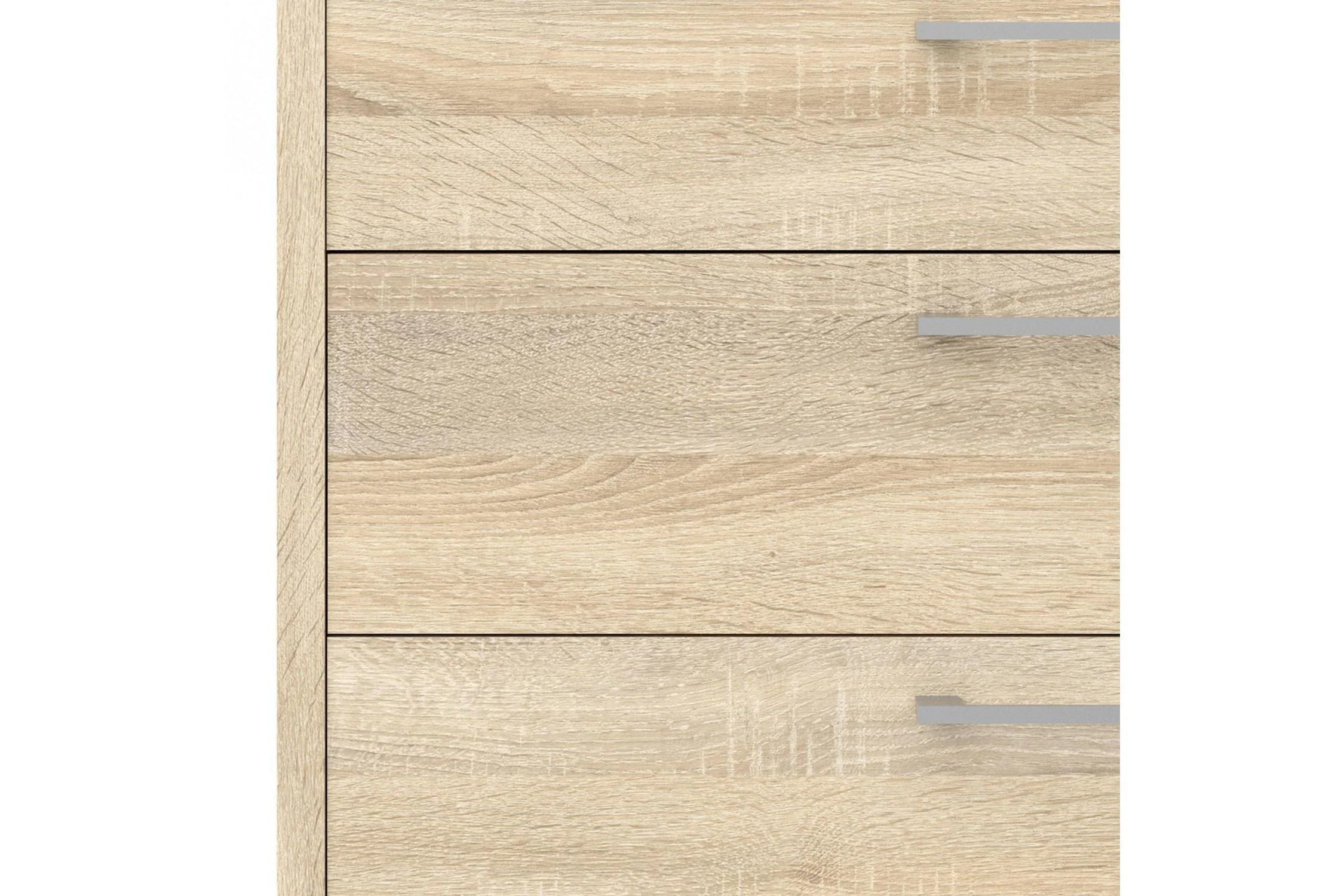 Prima Bookcase 2 Shelves With 2 Drawers 2 File Drawers In Oak - Image 7