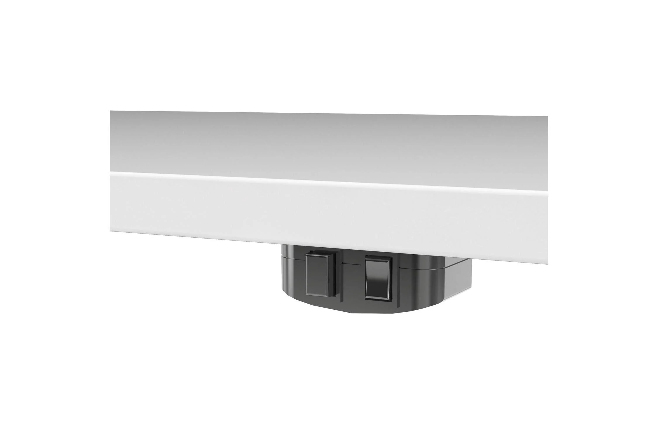 Prima Desk 150cm in White with Height Adjustable Electric Legs (White) - Image 8