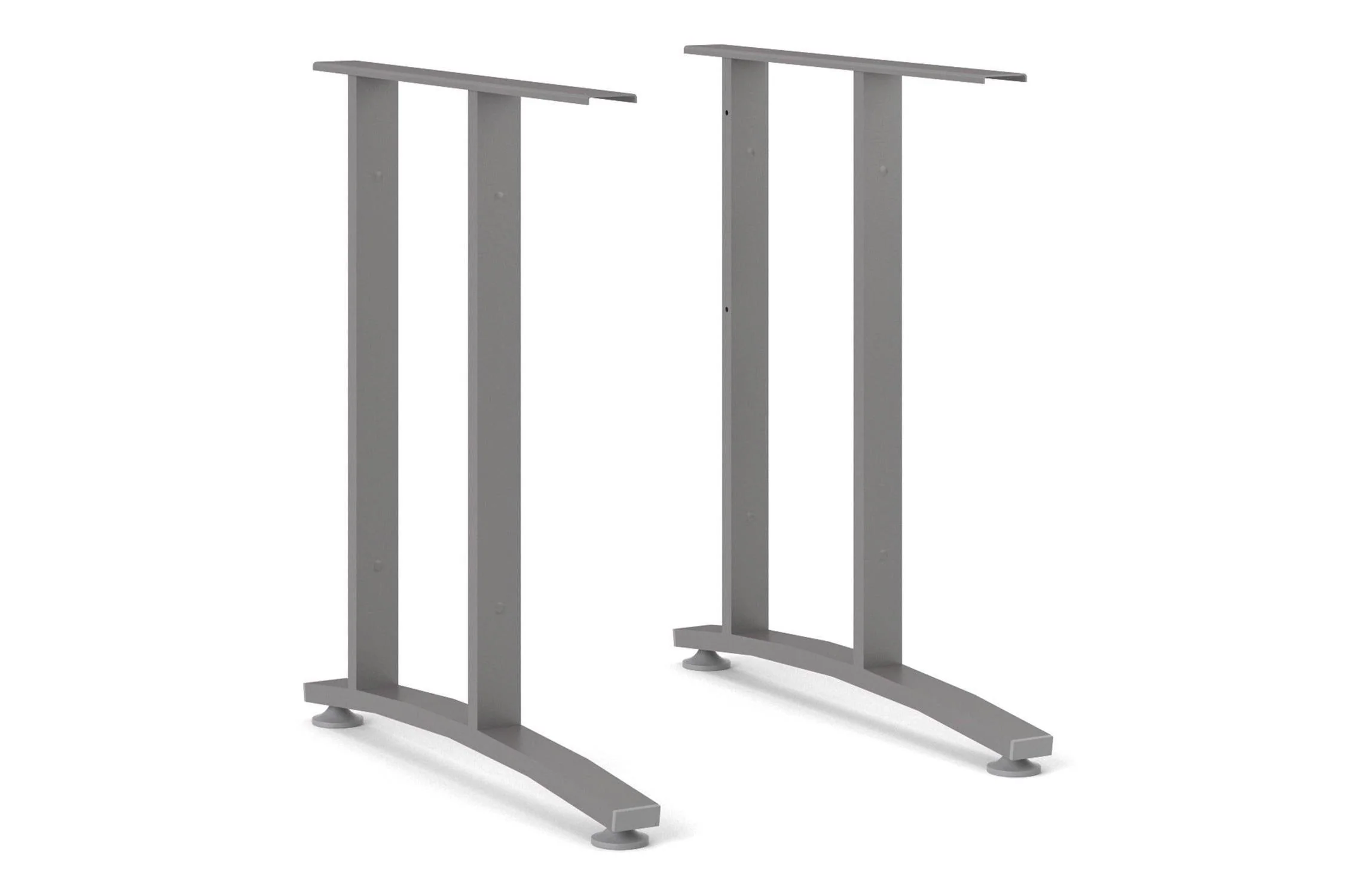 Prima Desk 150cm In White With Silver Grey Steel Legs - Image 11