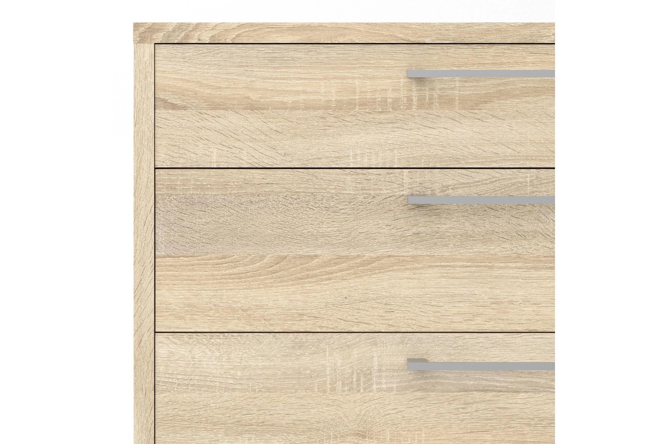Prima Office Chest of 2 Drawers and 2 File Drawers in Oak - Image 8