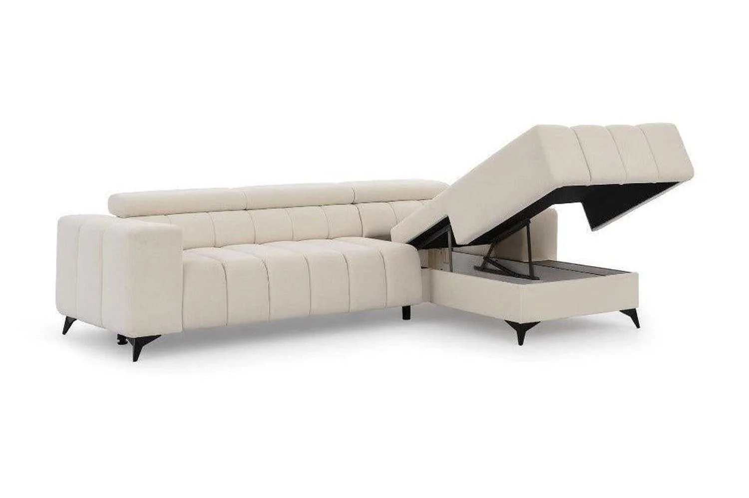 Ragusso Express Delivery Corner Sofa Bed With Storage Malia Marine - Image 6