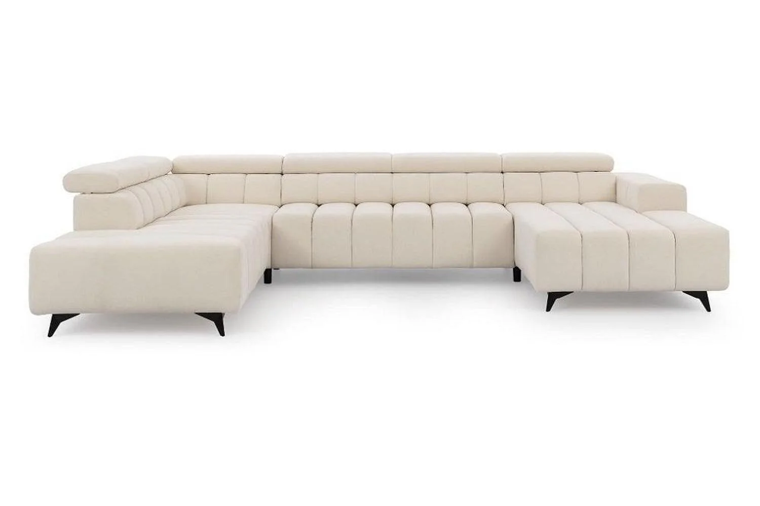 Ragusso U Shape Corner Sofa Bed - Image 2