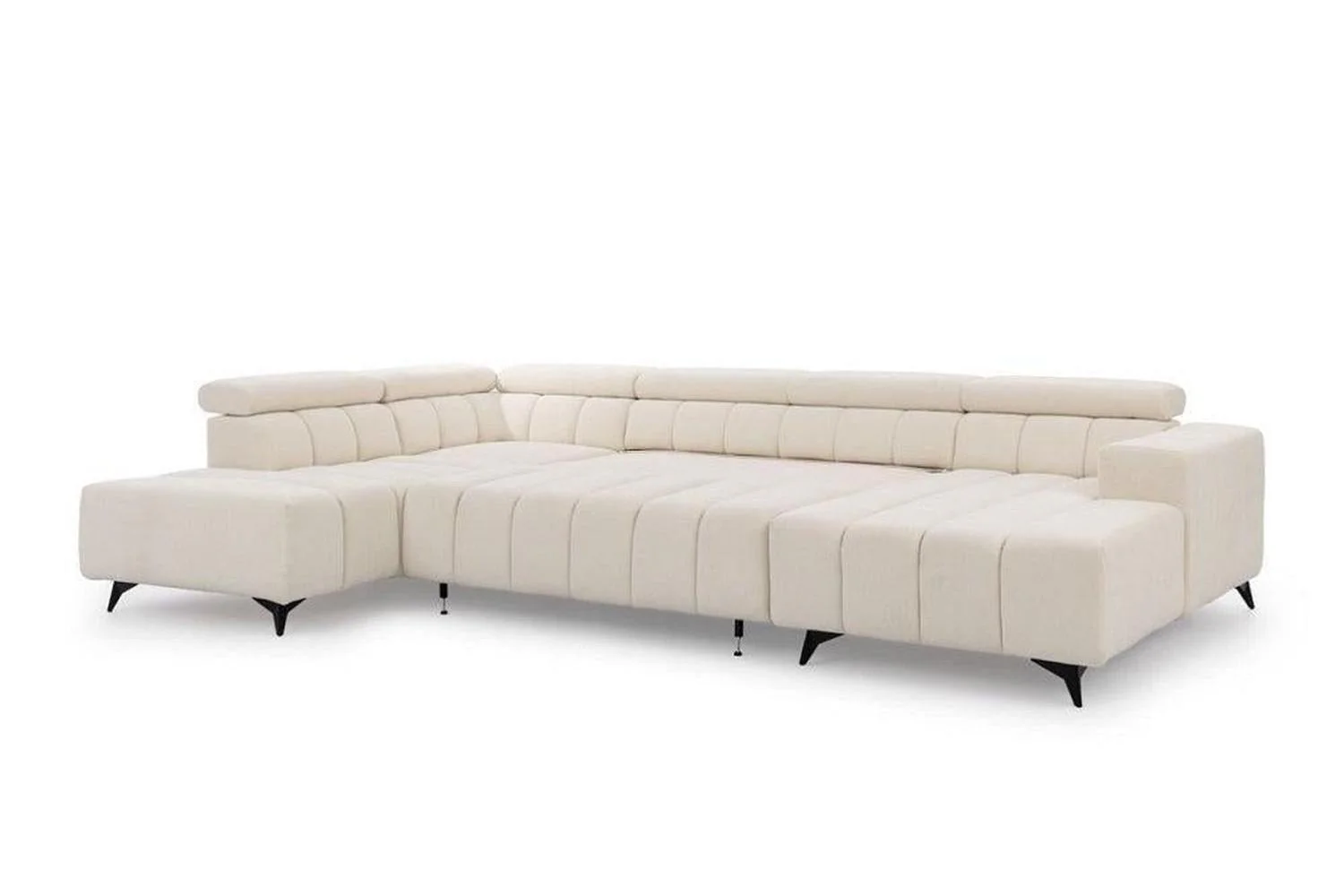 Ragusso U Shape Corner Sofa Bed - Image 6