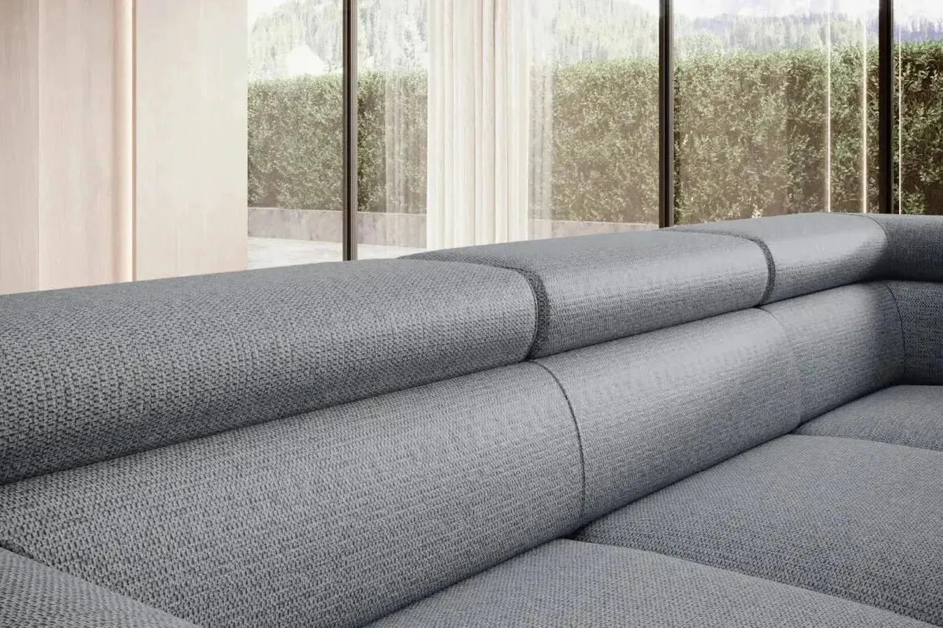 Raven L Corner Sofa Bed With Storage - Image 3