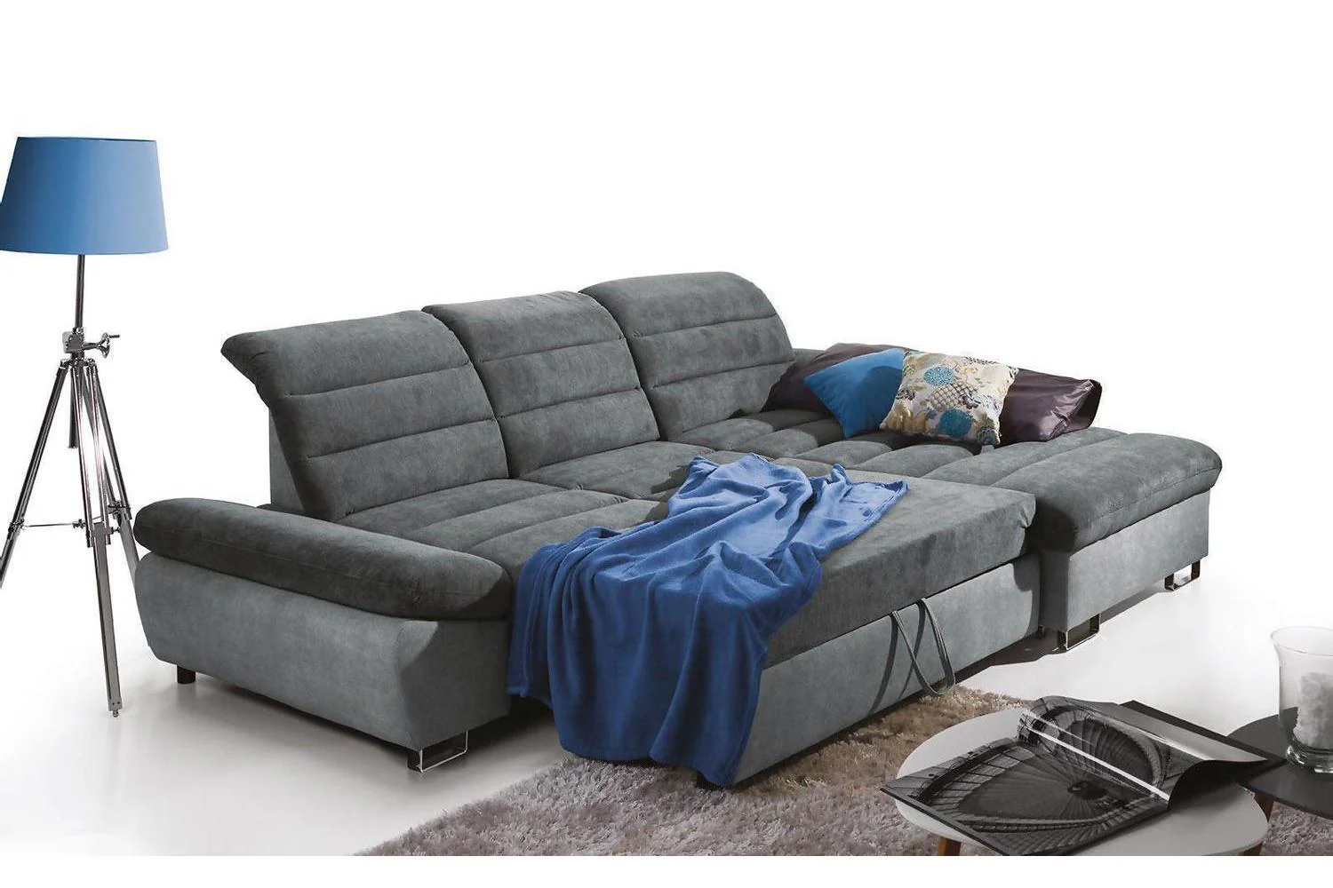 Roman Corner Sofa Bed With Storage - Image 2