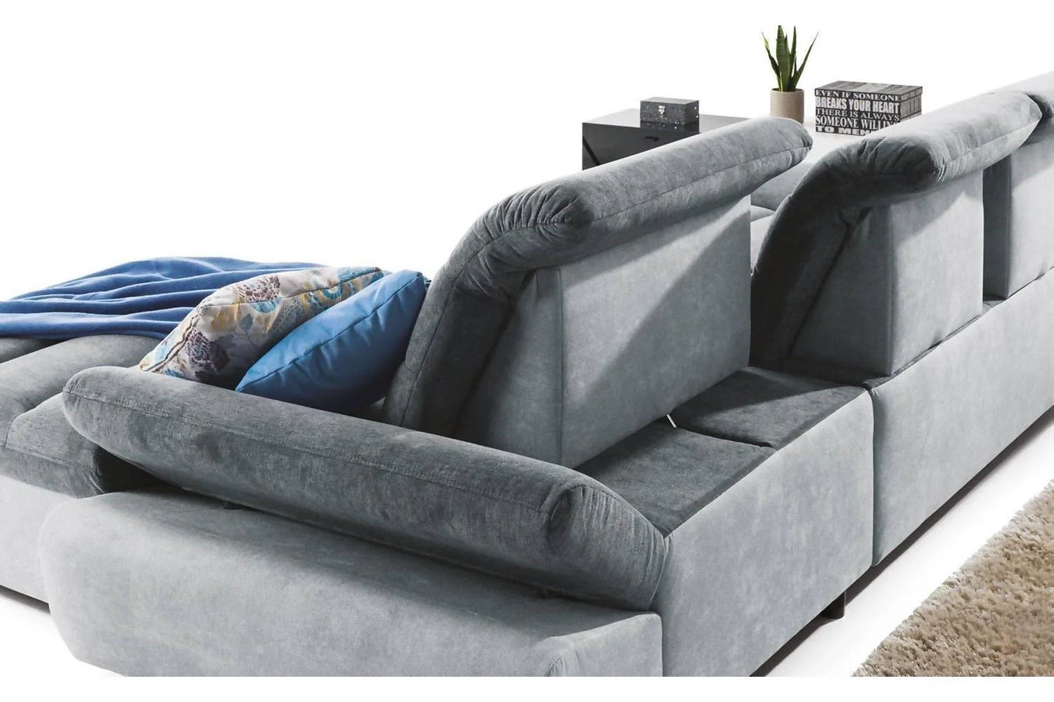 Roman Corner Sofa Bed With Storage - Image 3