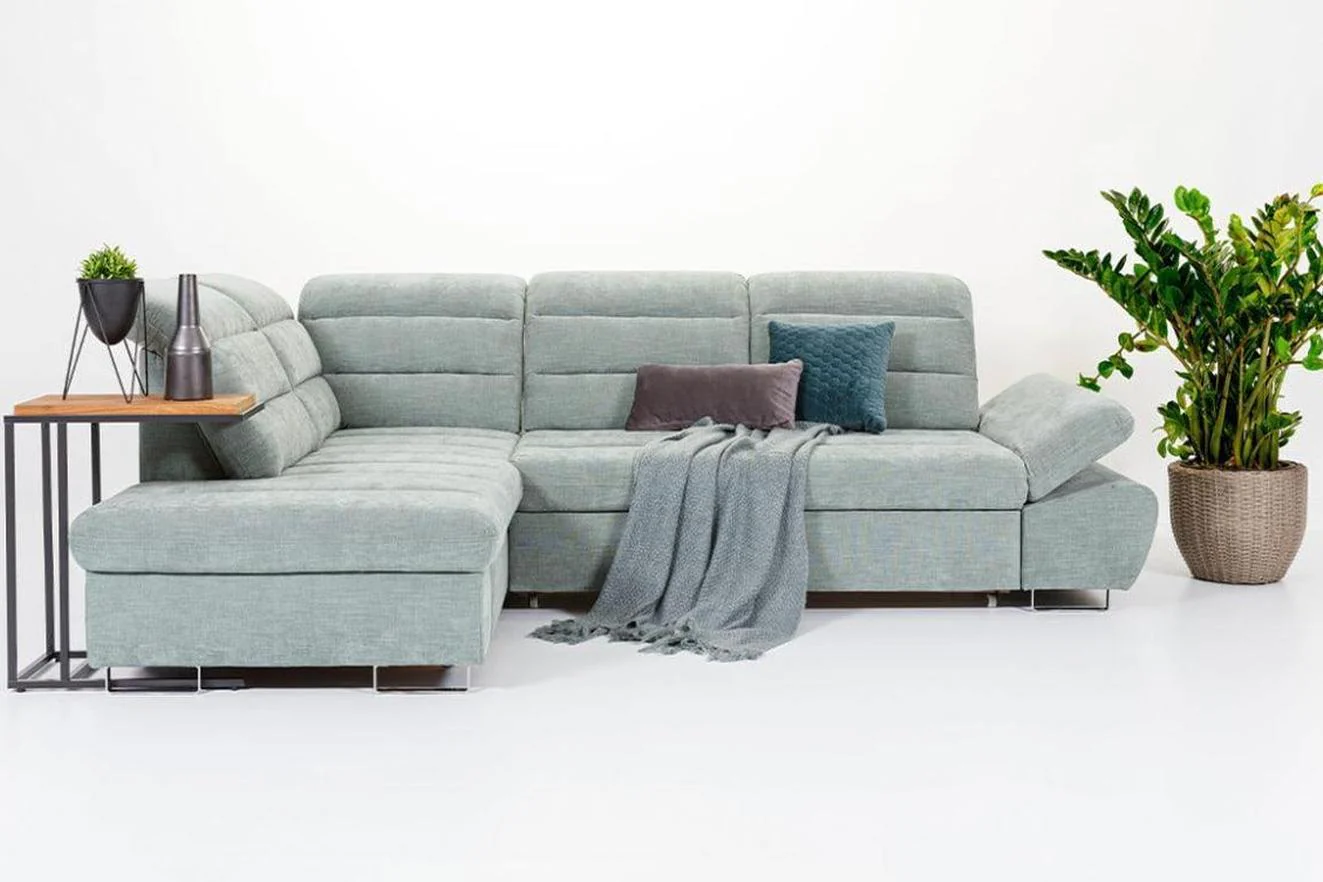 Roman II Corner Sofa Bed with Storage - Image 2
