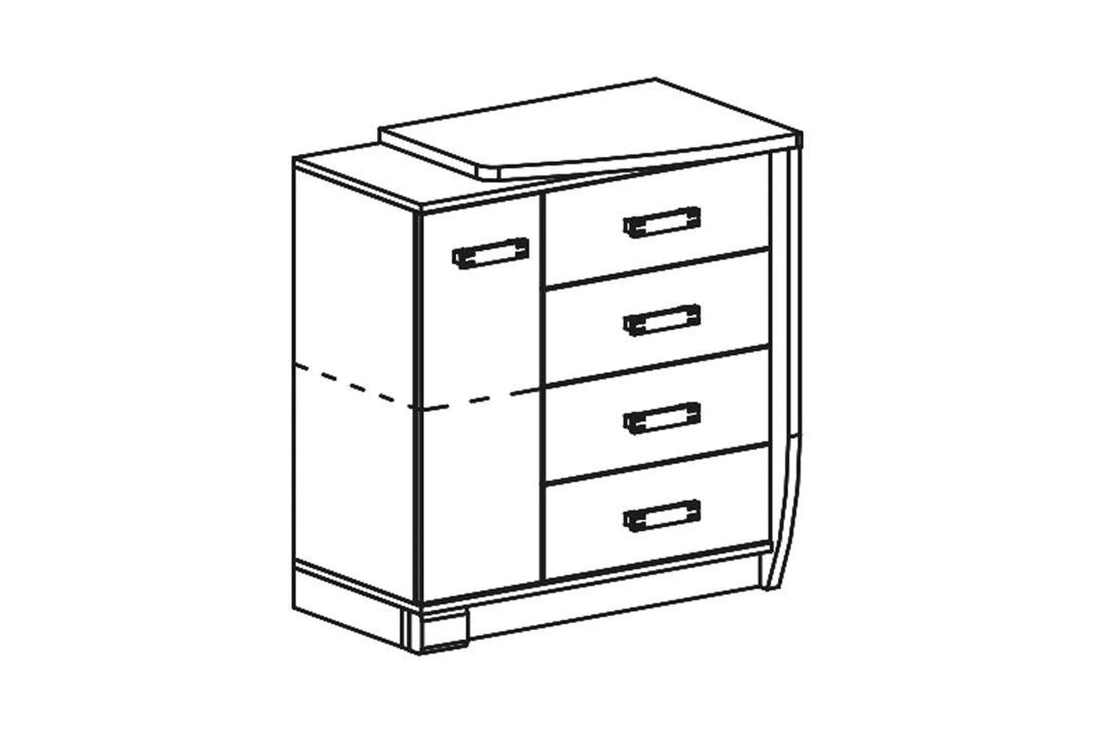 Romero R14 Sideboard Right - Image 8