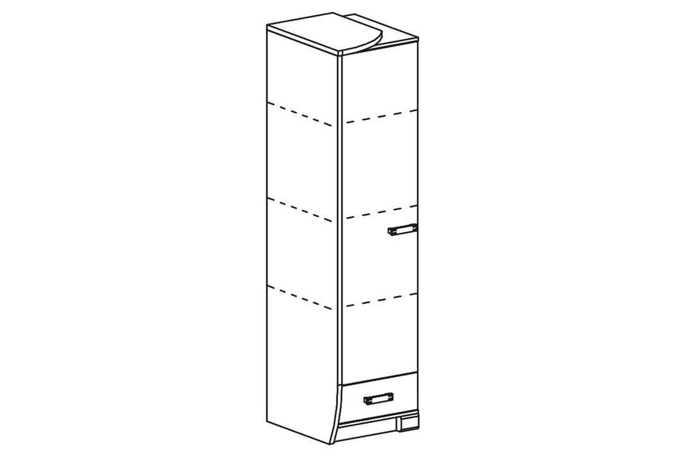 Romero R17 Wardrobe Left - Image 2