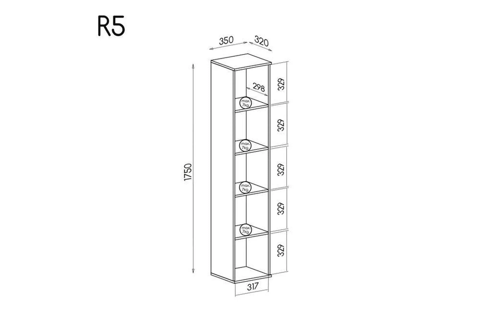 Romero R5 Bookcase - Image 10