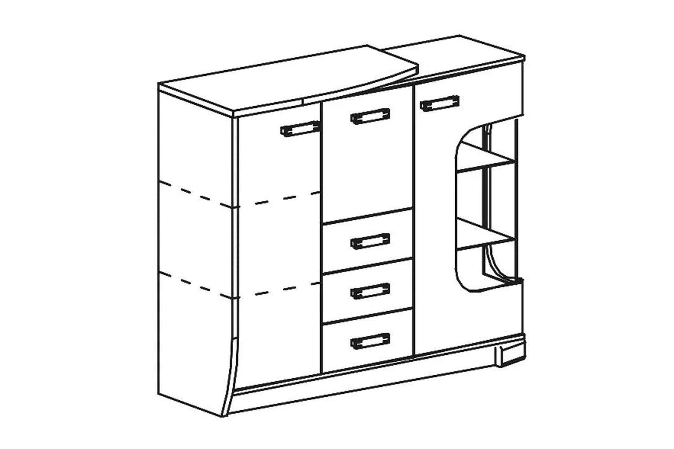 Romero R7 Sideboard Left - Image 8