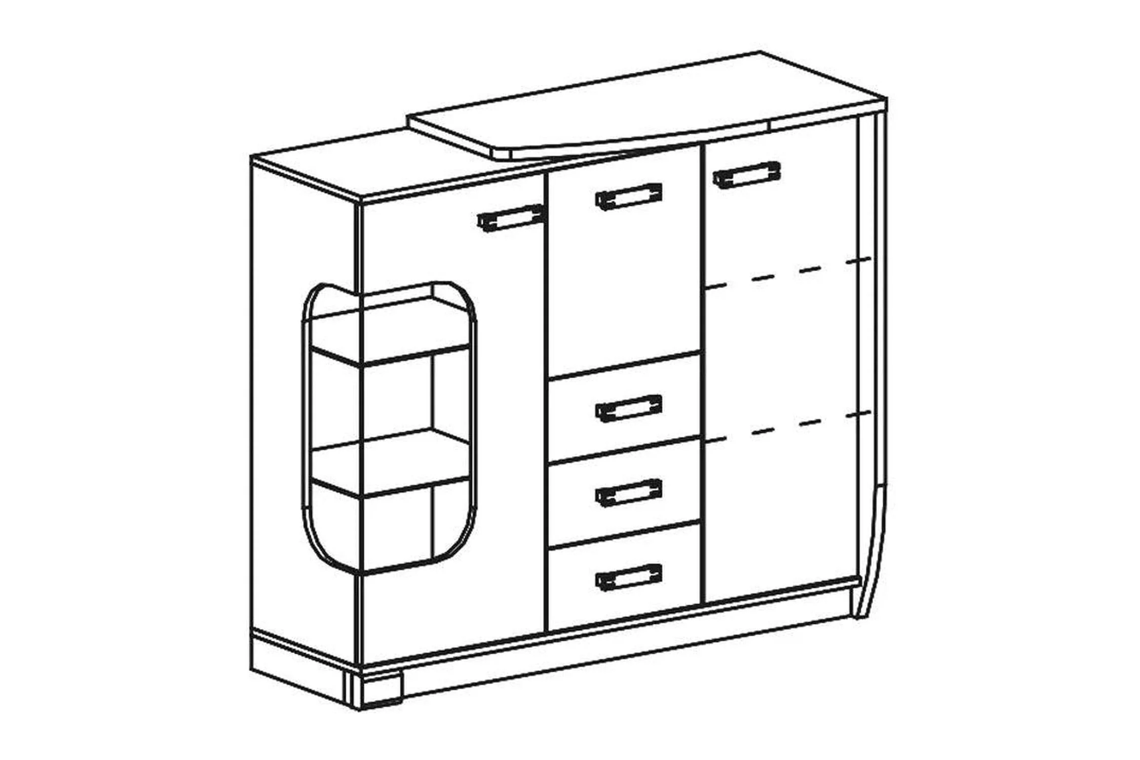 Romero R7 Sideboard Right - Image 8