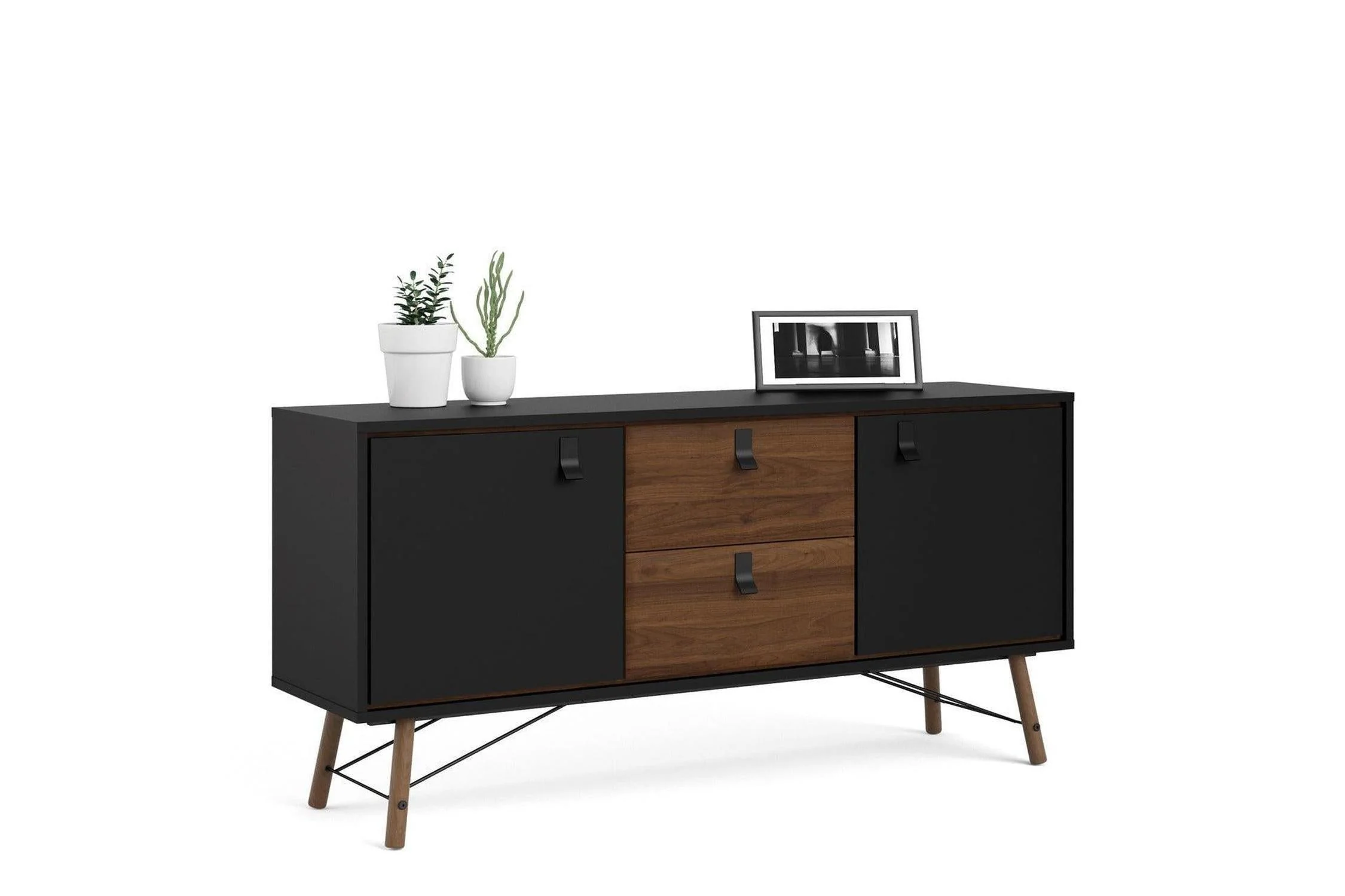 Ry Sideboard 2 Doors 2 Drawers in Black Walnut - Image 4