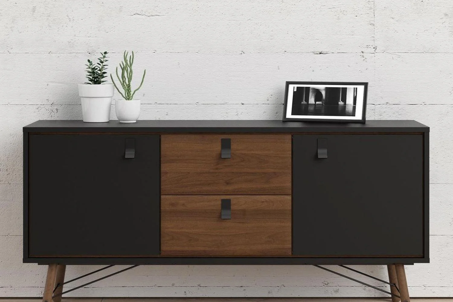 Ry Sideboard 2 Doors 2 Drawers in Black Walnut - Image 7