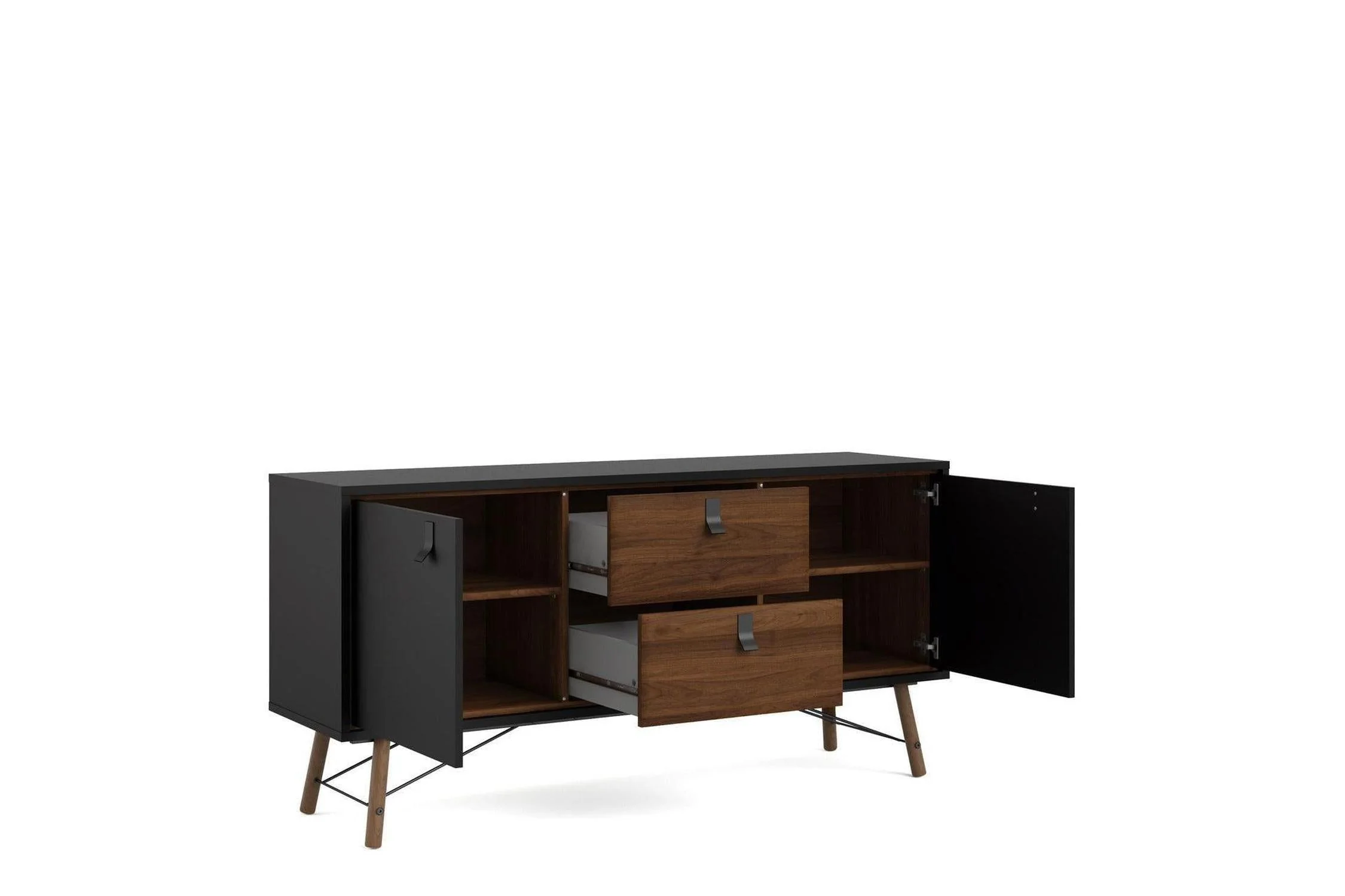 Ry Sideboard 2 Doors 2 Drawers in Black Walnut - Image 8