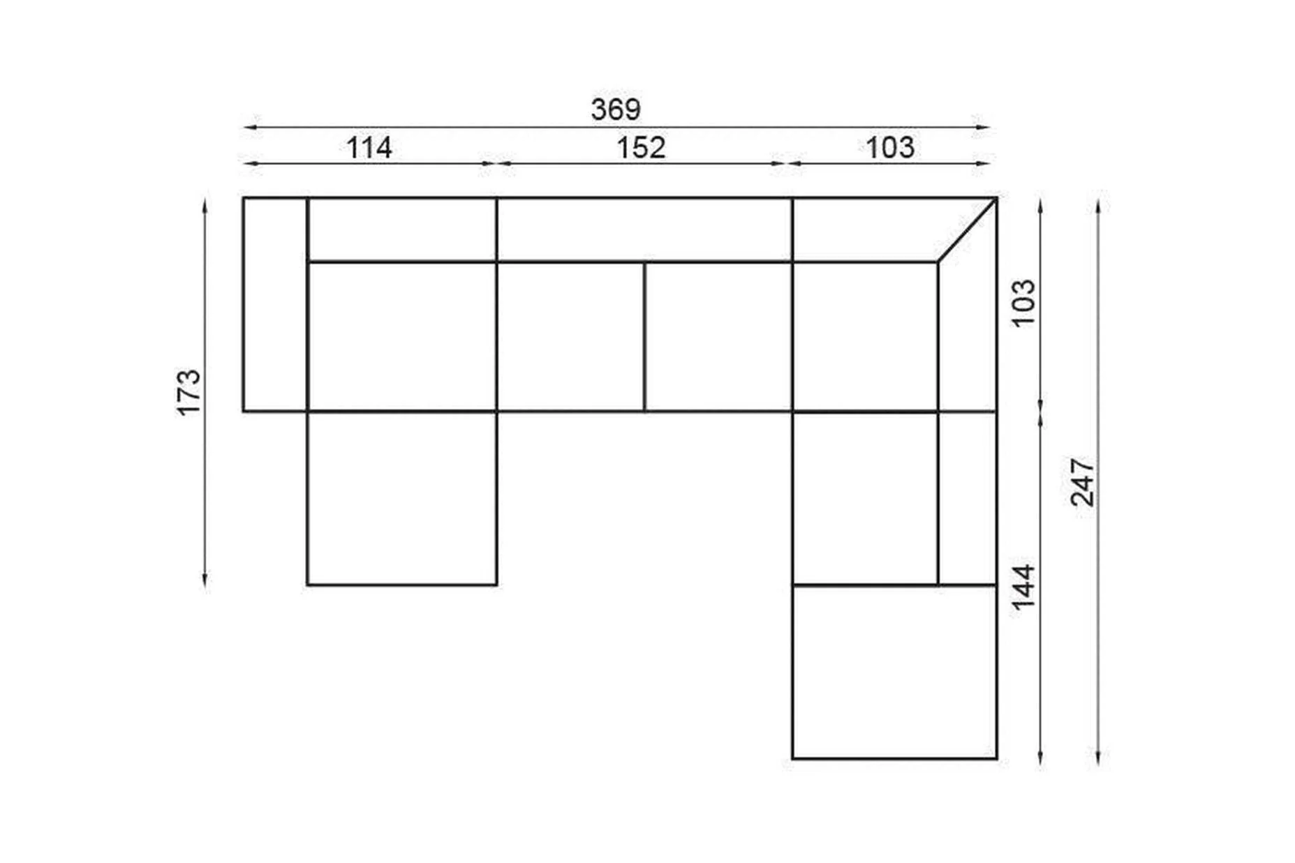 Scandi I U Shape Corner Sofa Bed With Storage - Image 5