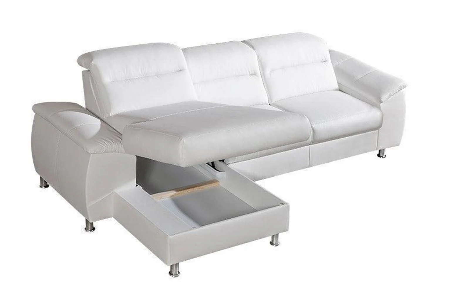 Scandi Ii Corner Sofa Bed With Storage - Image 4