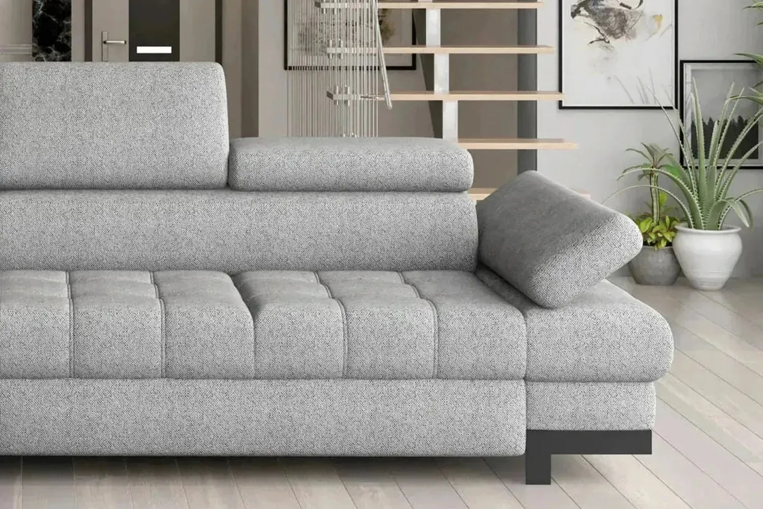 Selva S Corner Sofa Bed With Storage - Image 4