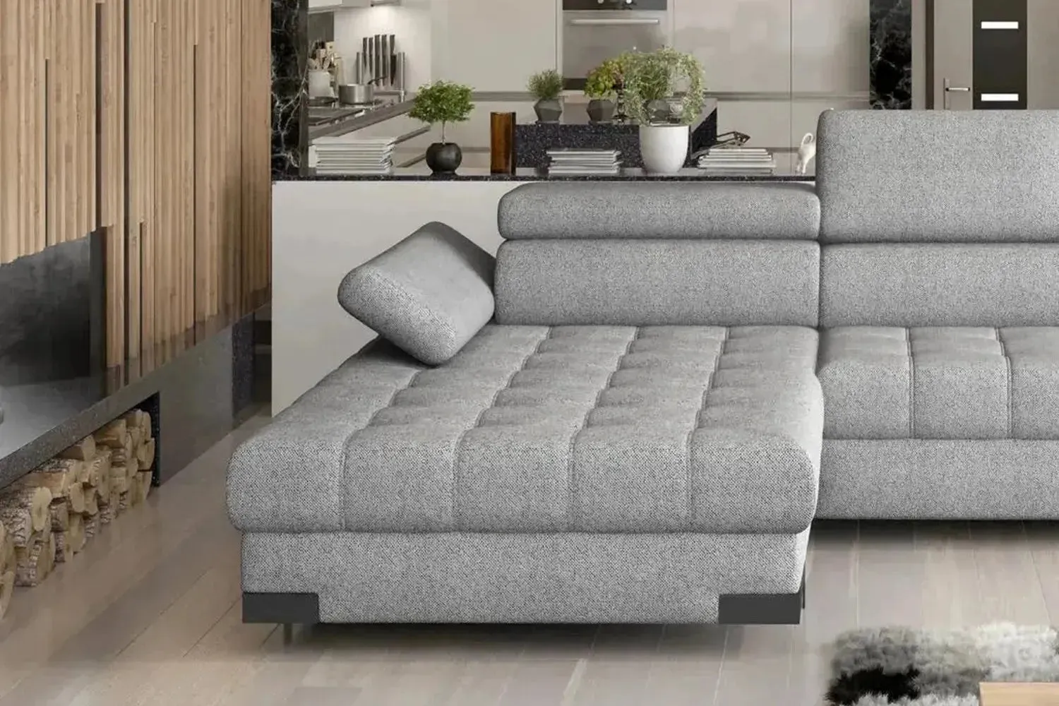 Selva S Corner Sofa Bed With Storage - Image 6
