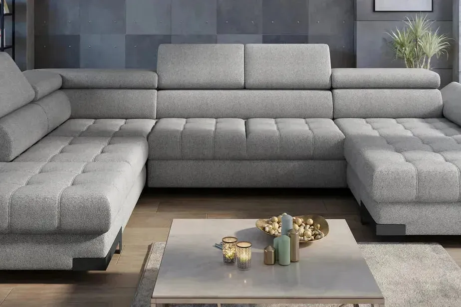Selva Xl U Shape Corner Sofa Bed With Storage