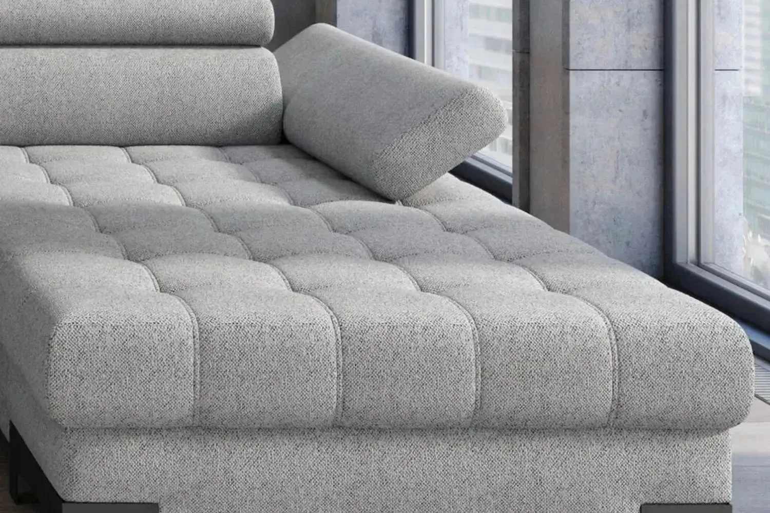Selva Xl U Shape Corner Sofa Bed With Storage - Image 4